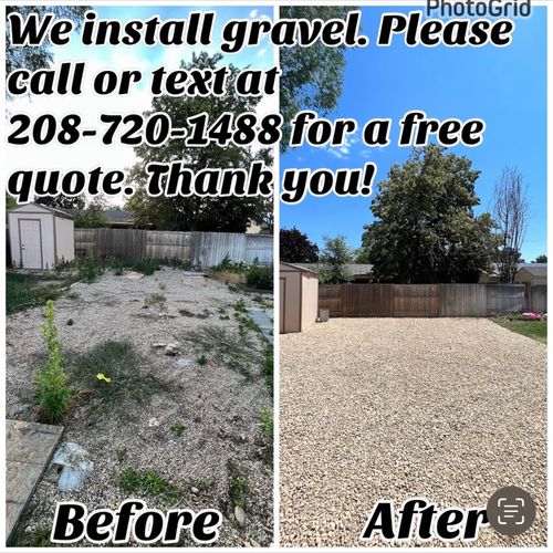Gravel Installation Free Quotes