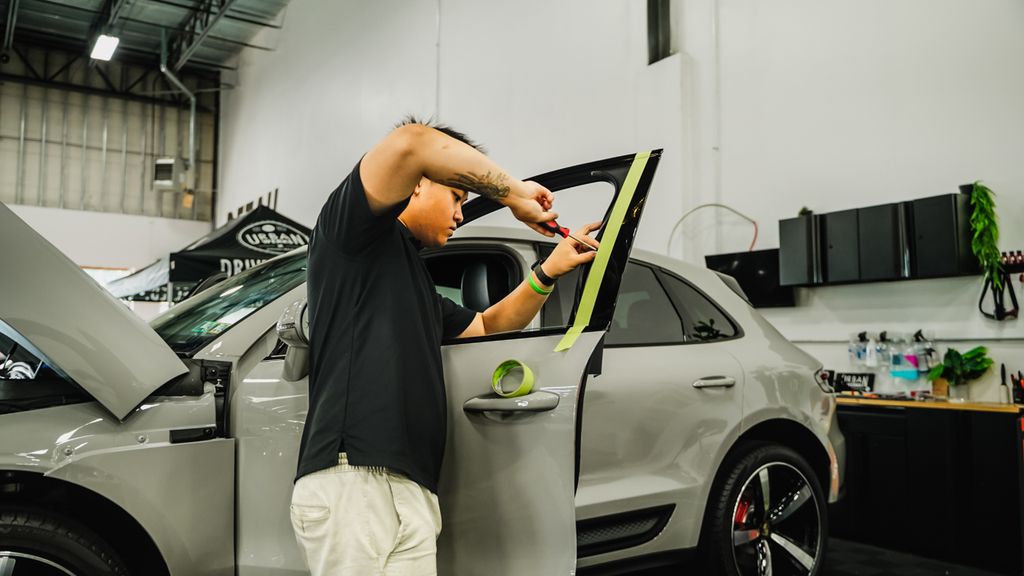 Installing LLumar Ceramic 20% on a 2023 Porsche Ma
