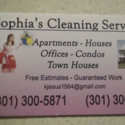 Avatar for Sophia cleaning services