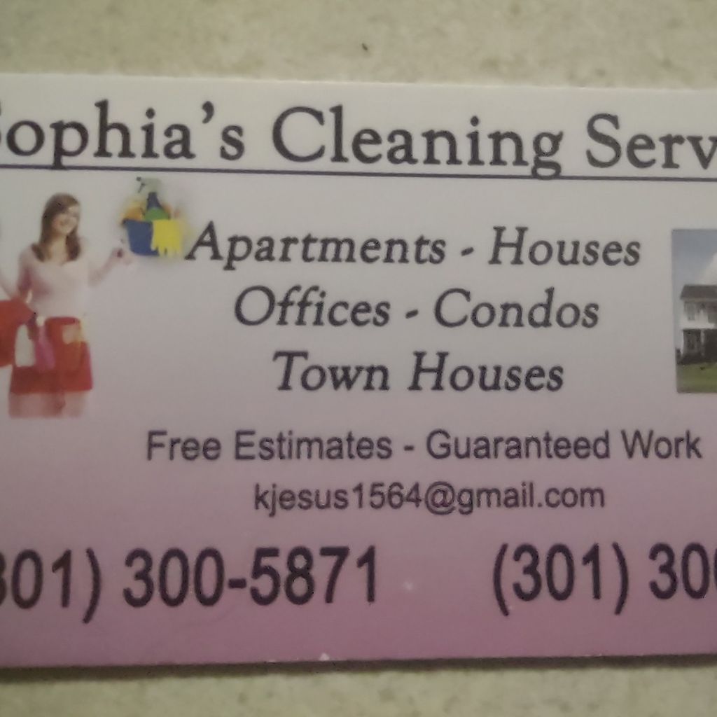 Sophia cleaning services