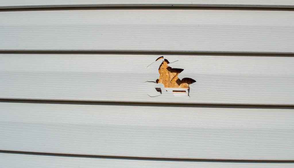 damaged vinyl siding