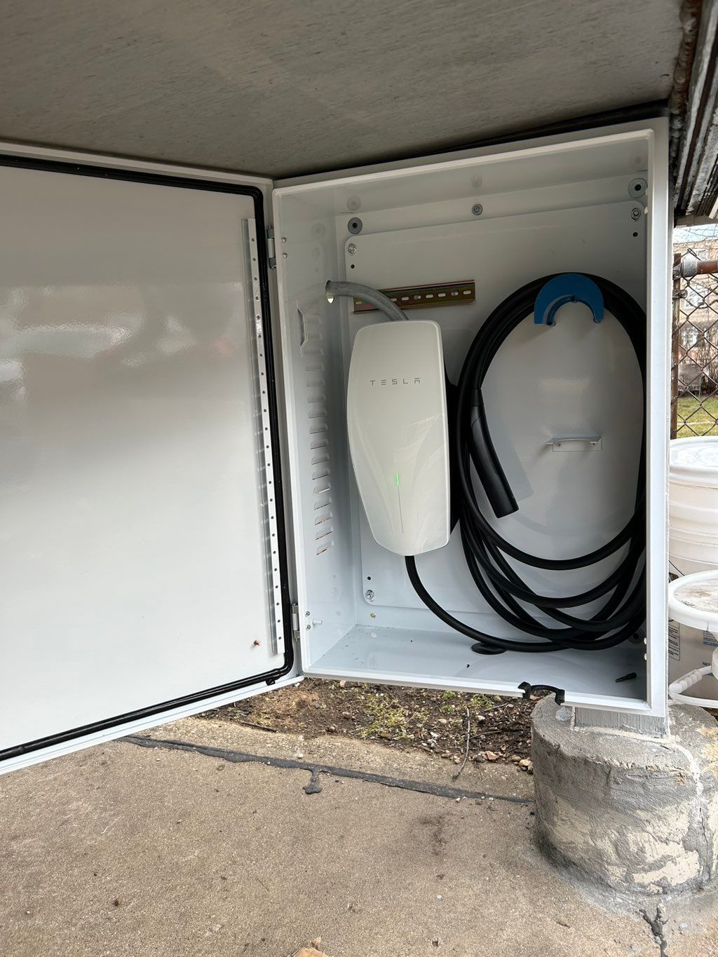Installation of a car charger