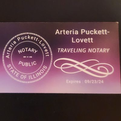 Avatar for Arteria Puckett-Lovett Traveling Notary