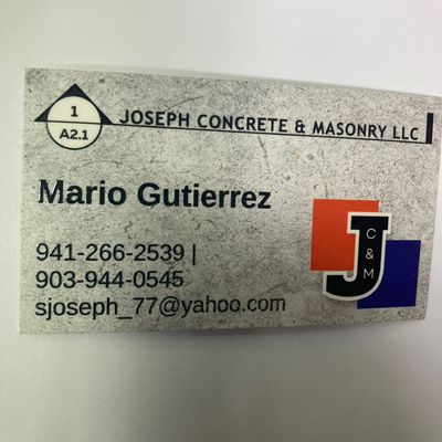Avatar for Joseph concrete & masonry llc
