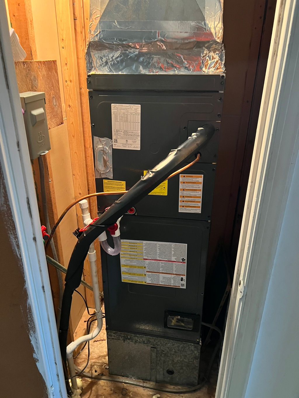 New install 2ton air handler 