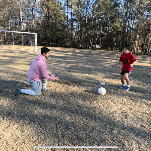 one on one training with MLS Next player
