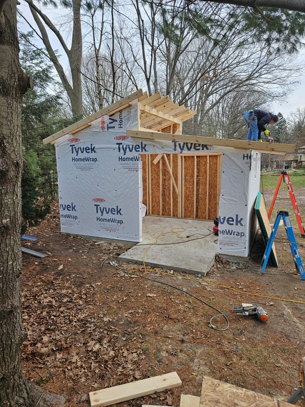Start of Shed Addition