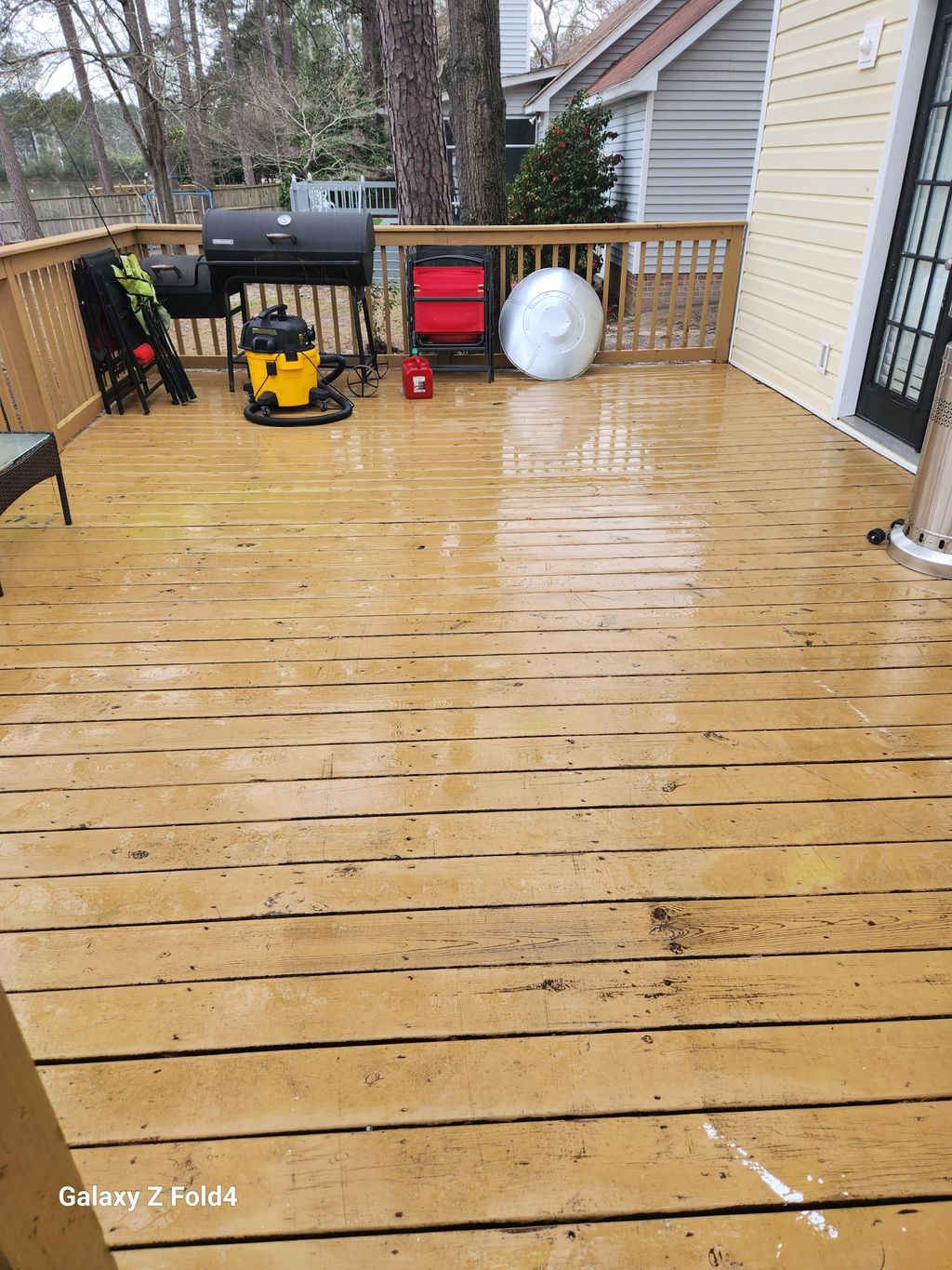 patio stairs after