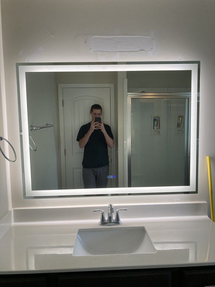 Illuminated Vanity Mirror Install