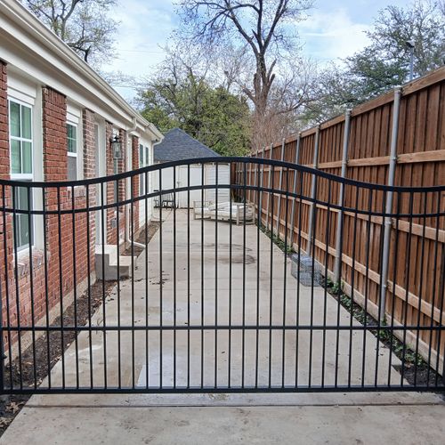 Custom wrought  iron gate services.