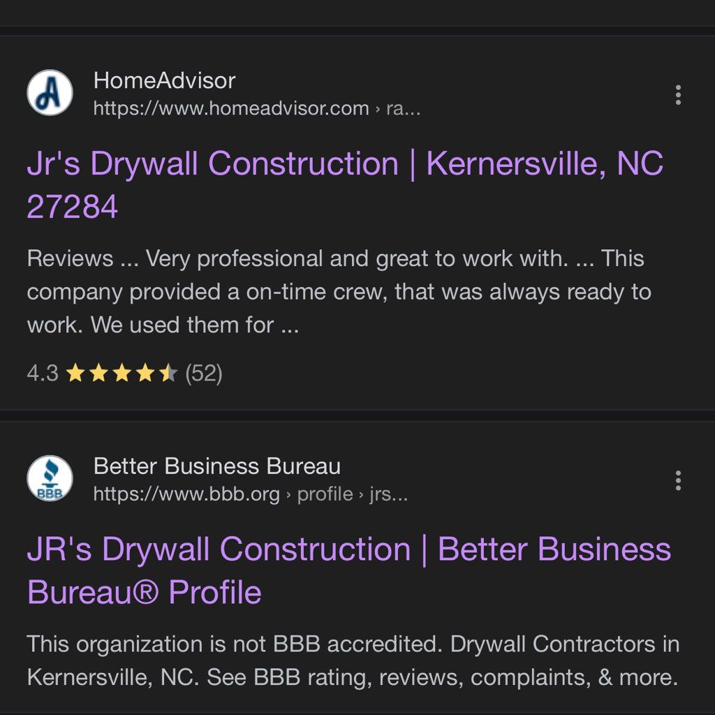 Jr’s construction
