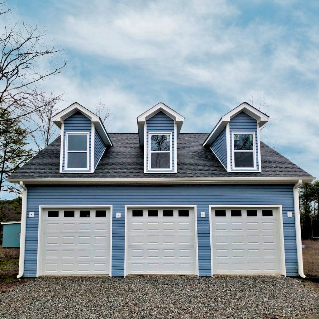 Installation of 3 raised panel doors with windows