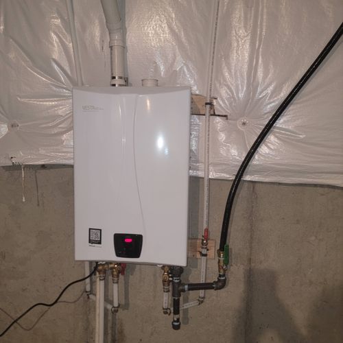 tankless water heater installation 
