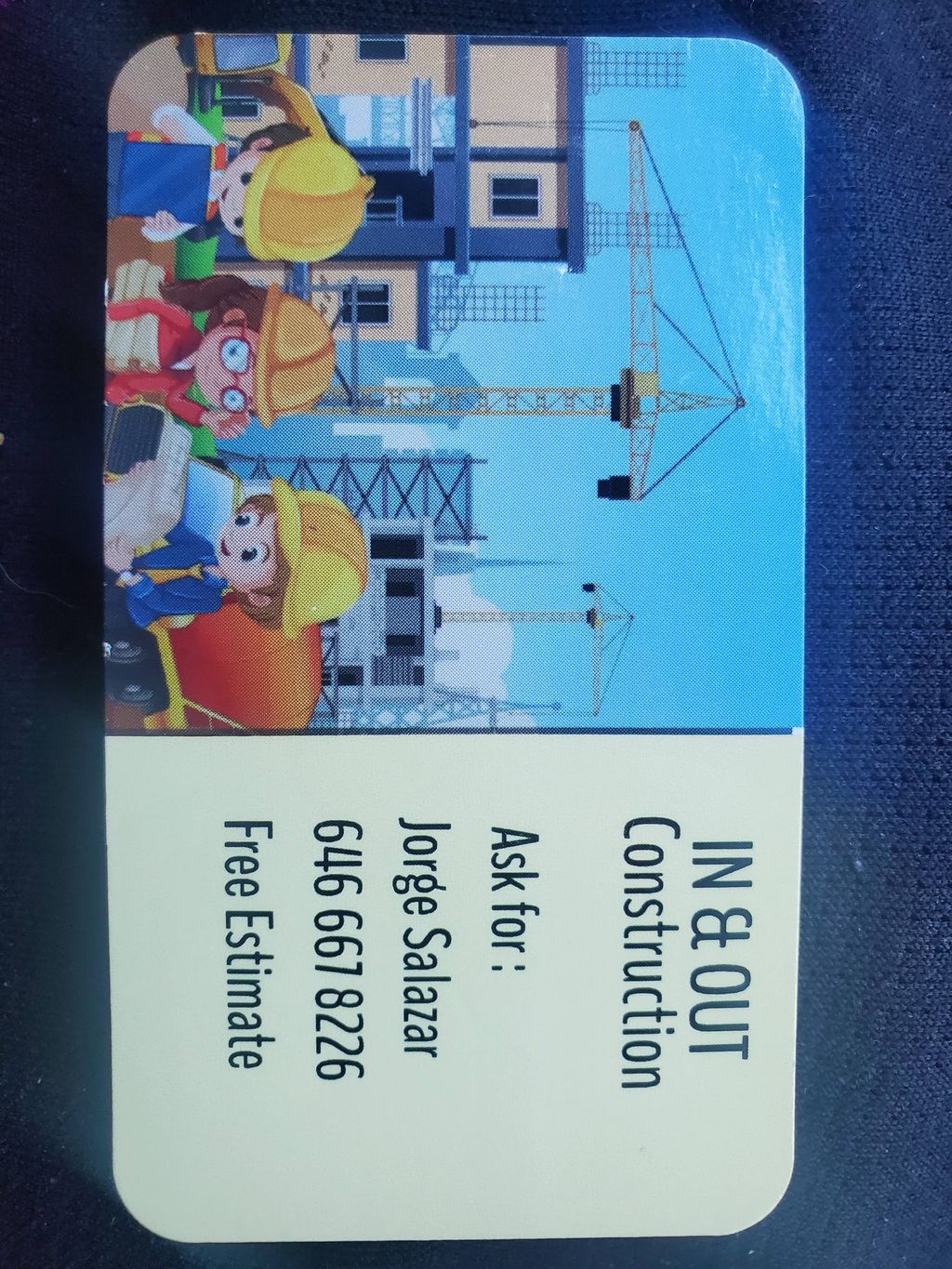 IN & OUT CONSTRUCTION. Free Estimates 