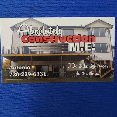Avatar for Absolutely Construction Maintenance LLC