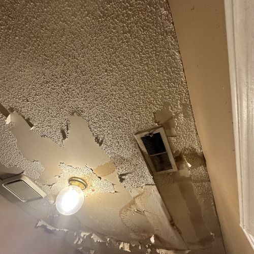 Before - Complete ceiling replacement