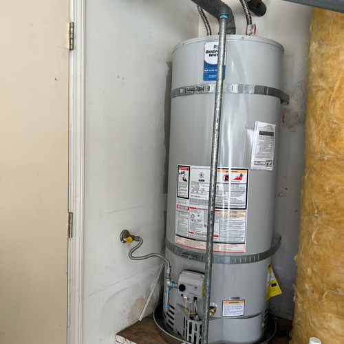 Another happy client with a new water heater insta