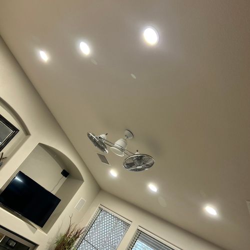 I needed recessed lighting done in my home. I cont