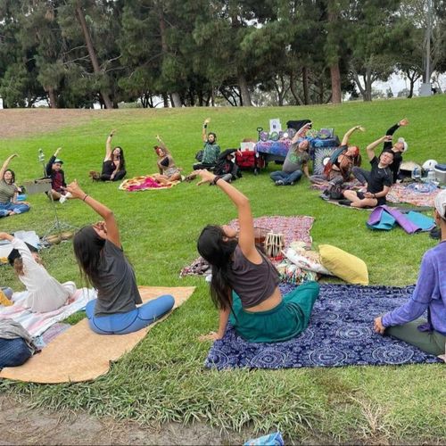 private group yoga & sound healing 