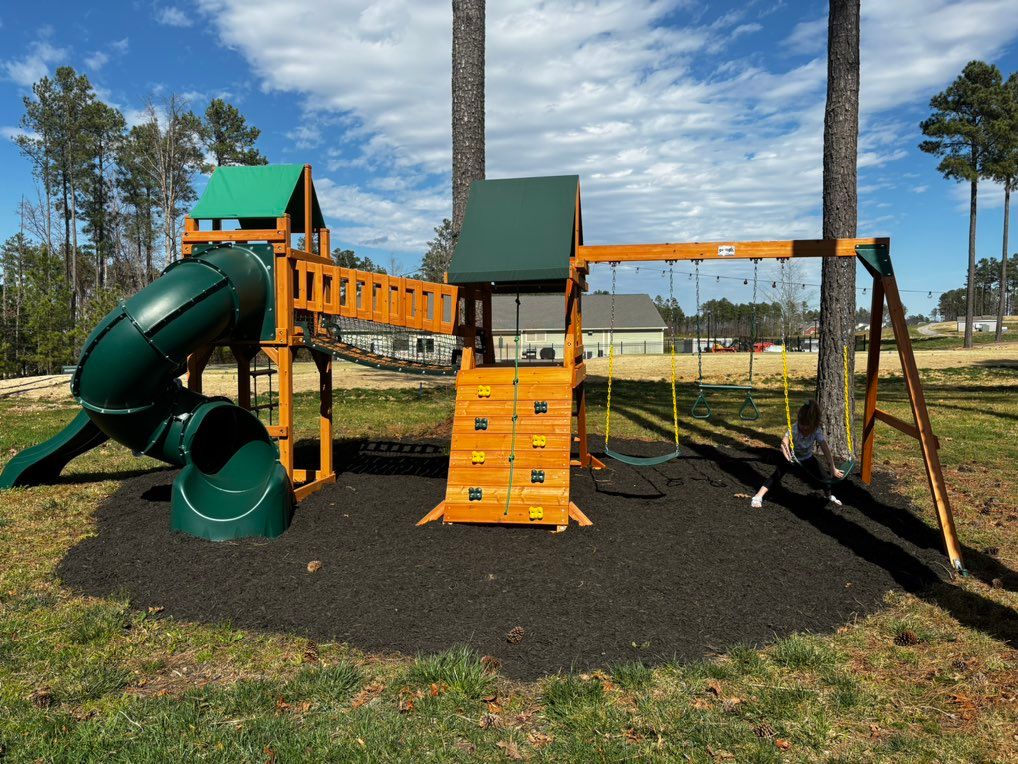 Juan and his team were great building the play set