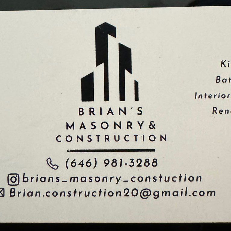 Brian’s Masonry & Construction