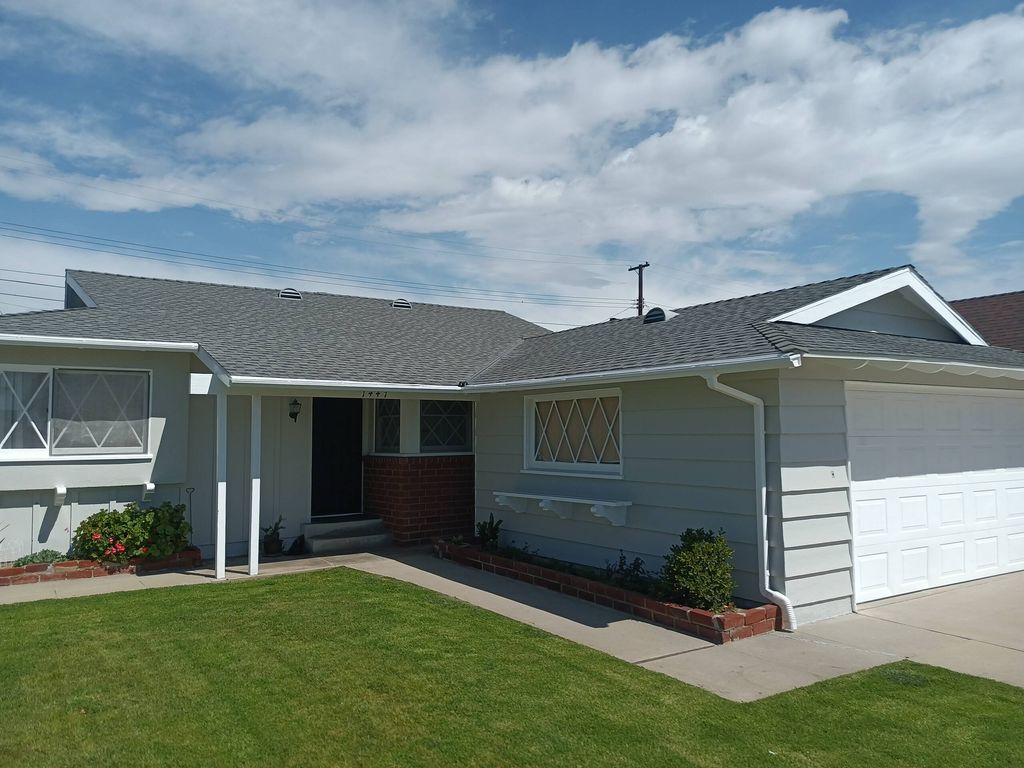 I repaired and painted the whole exterior walls an