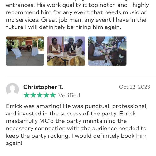 Verified Reviews from clients in the Atlanta area 
