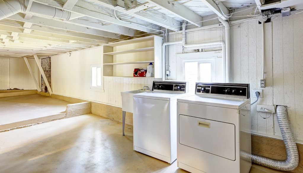 basement remodel idea: laundry room