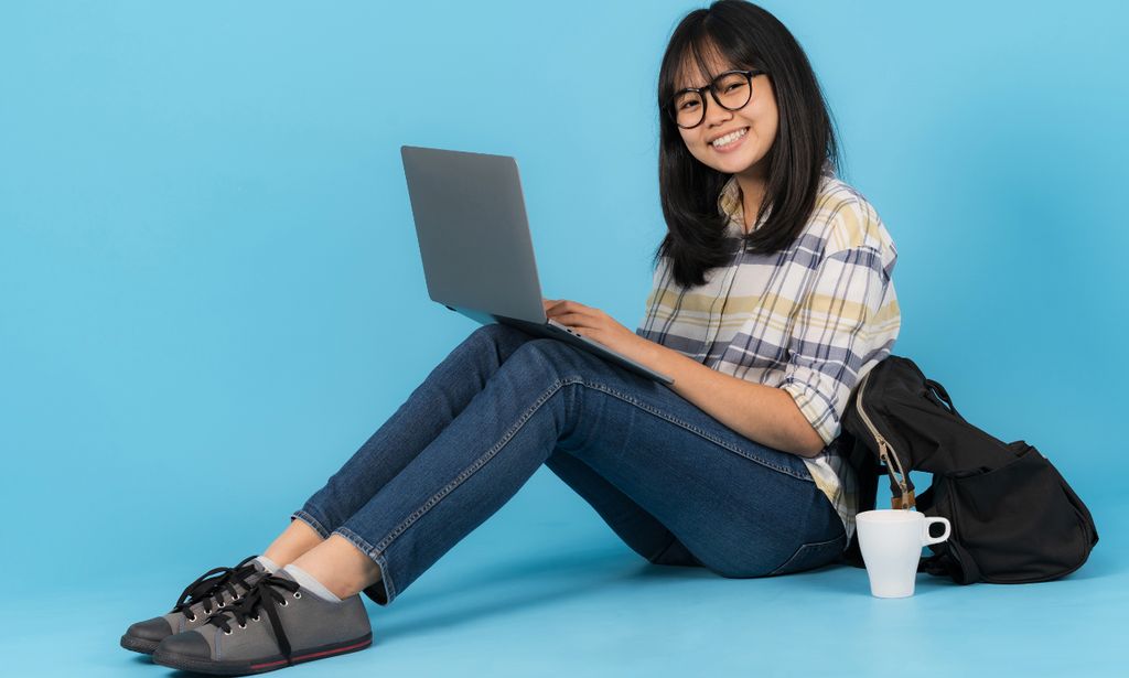 Learn from a laptop or computer