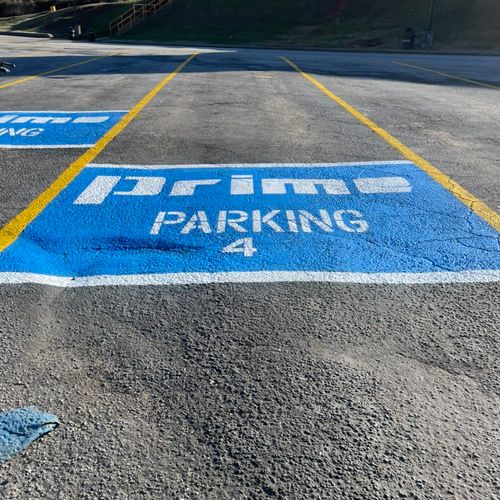 *after* parking lot striping 