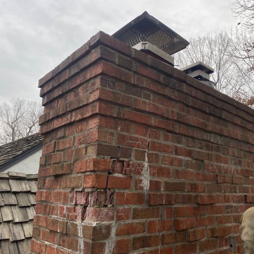 SOS company reconstructed my chimney. In the photo