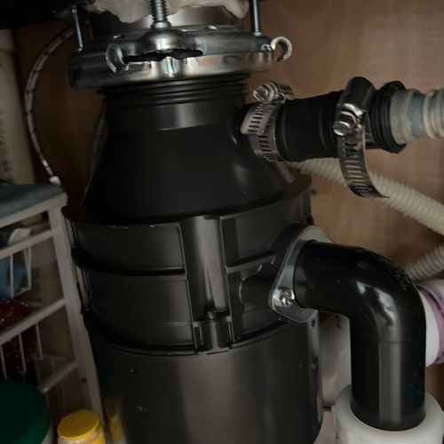 Replaced my garbage disposal and left the place ve