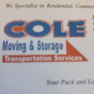 Avatar for Cole Moving and Trans services\Cole Home Services