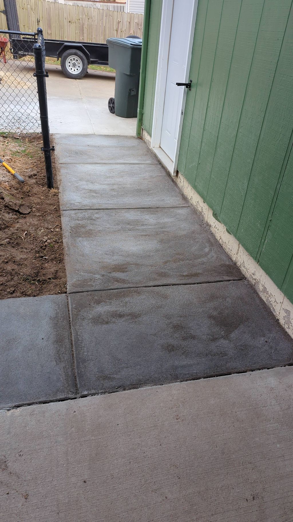 Great thorough job on our concrete sidewalk.