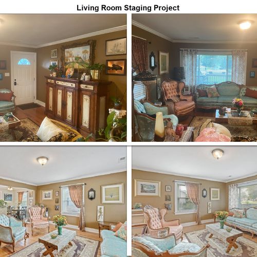 Living Room Staging Project