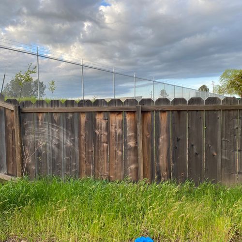 Fixed my fence after a recent wind storm and made 