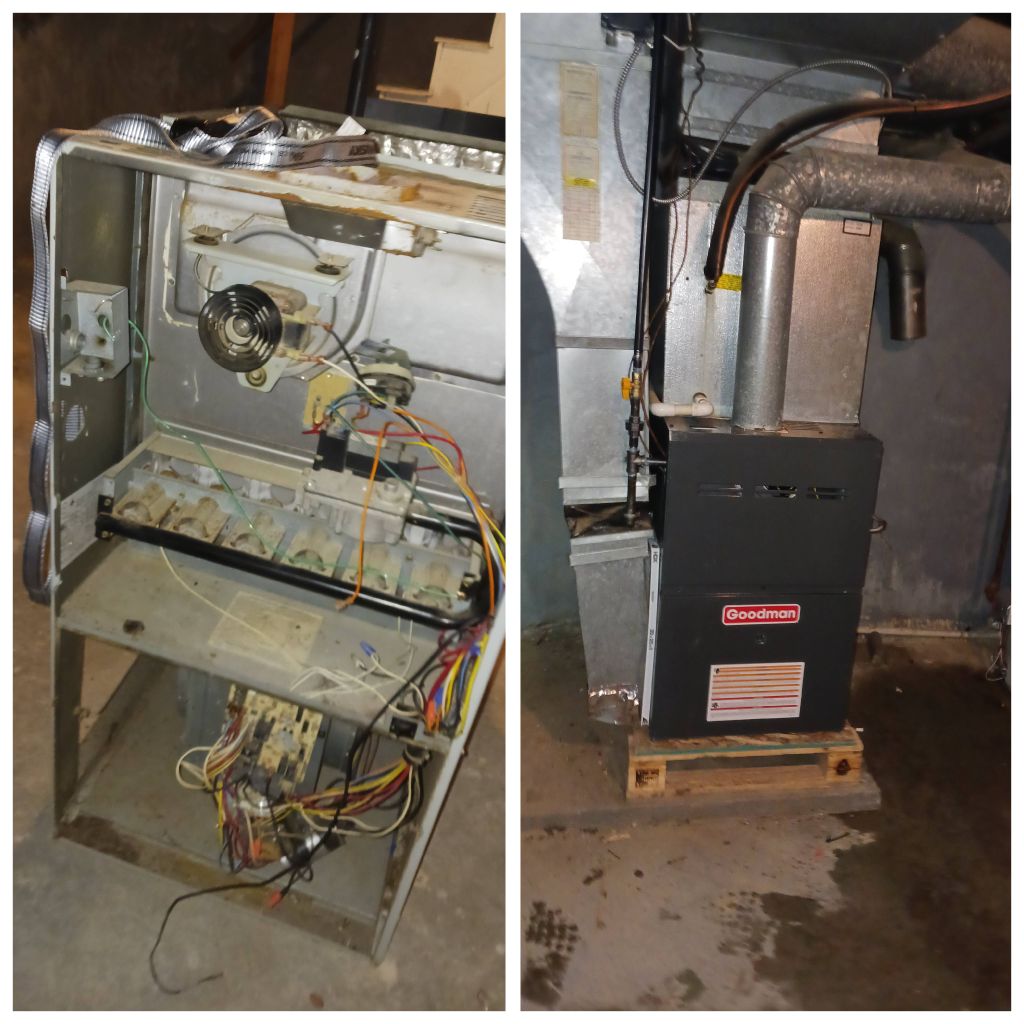 Emergency heating installation