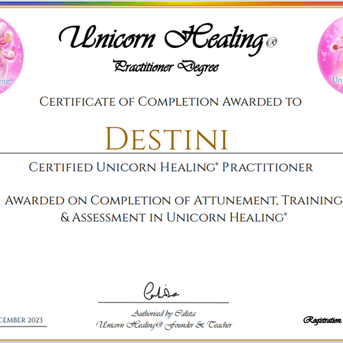 Unicorn Healing® Certification