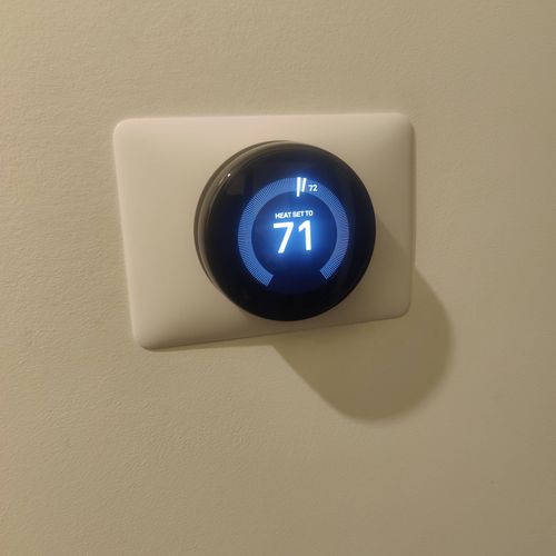 Ben installed my Google Nest thermostat, which I h