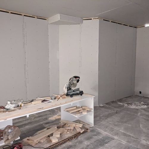 I hired Vinny to hang drywall in my retail space. 