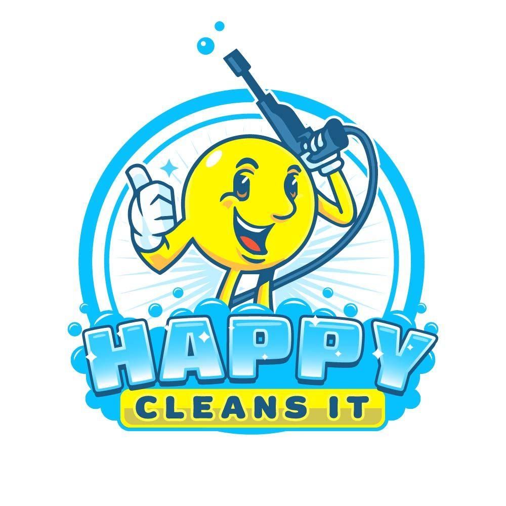 Happy Cleans It