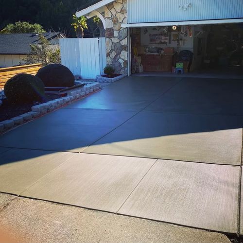 O1sh took out our old driveway and installed an en