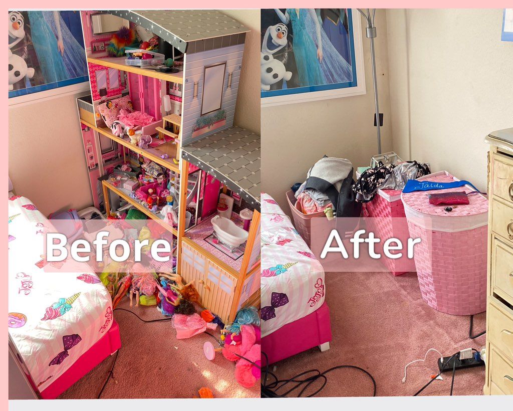 BEDROOM ORGANIZING