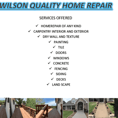 Avatar for Wilson Quality Home Repair