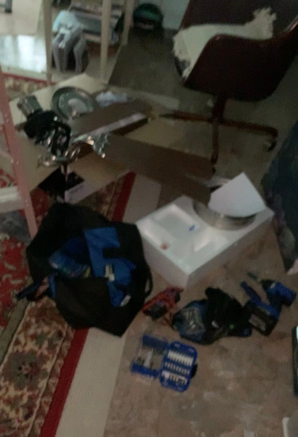 Ceiling fan removed 