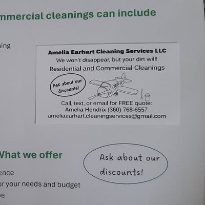 Avatar for Amelia Earhart Cleaning Services LLC