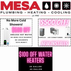 MESA Plumbing, Heating and Cooling