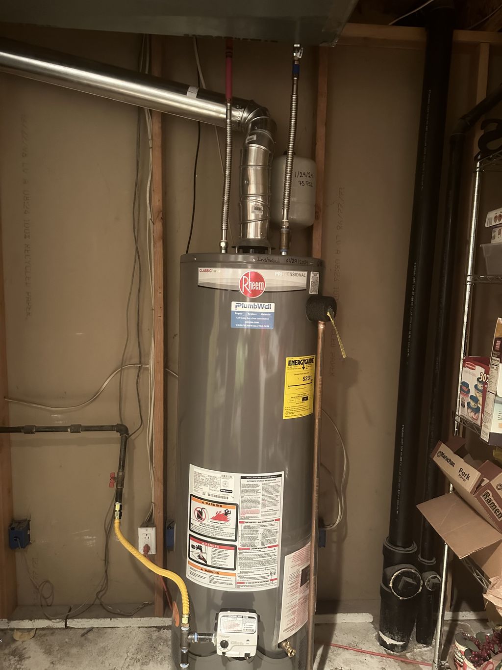 Water Heater Installation or Replacement