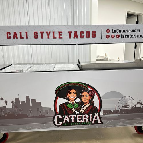 La Cateria's mobile taco cart
