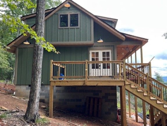 Complete siding and deck that I built
